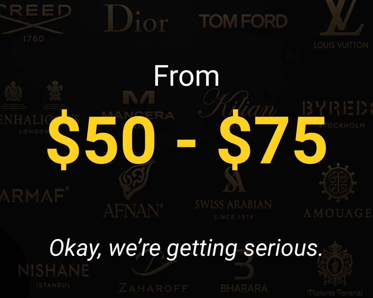 From $50 - $75