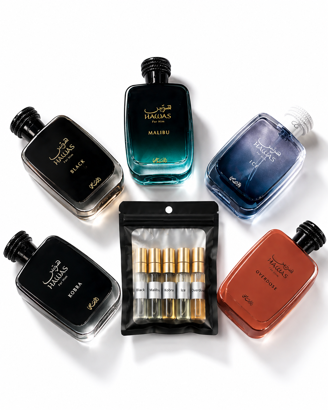 Hawas Pick Your Fighter – 5-Piece 5ML Decant Discovery Set